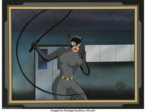 Batman The Animated Series Catwoman Production Cel And Background