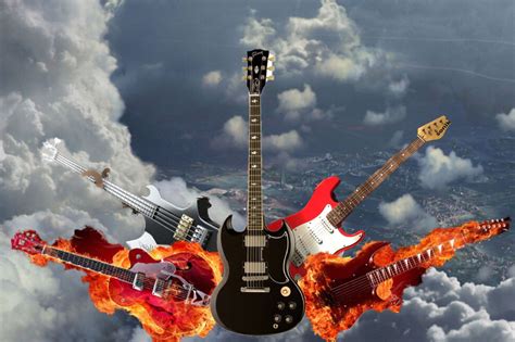 Rock Guitars Wallpaper