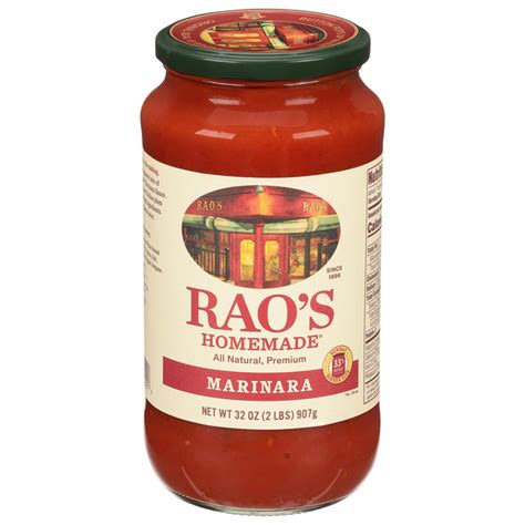 Save On Raos Homemade Marinara Pasta Sauce All Natural Order Online