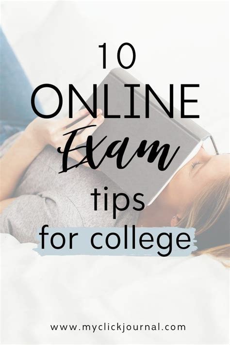 Online Exam Tips How To Ace An Online College Exam Myclickjournal