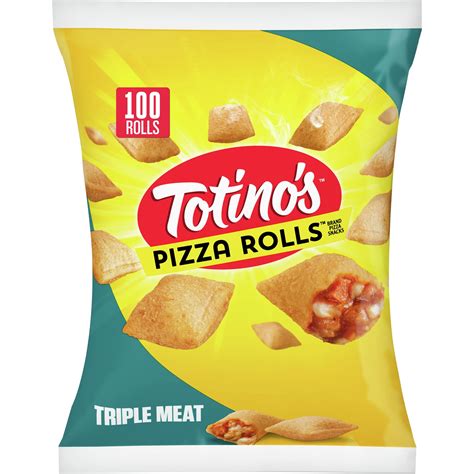 Totinos Pizza Rolls Triple Meat Frozen Snacks 4885 Oz 100 Ct
