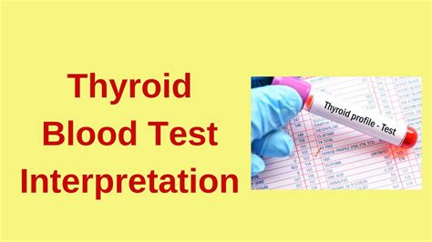 How To Read Your Thyroid Panel Results Youtube