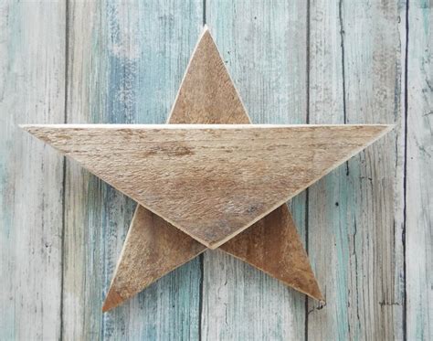 Rustic Wood Star Primitive Reclaimed Farmhouse Wedding Home Etsy