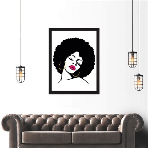 Afro Girl Drawing Free Download On Clipartmag