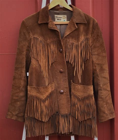 Womens 70s Pioneer Wear Suede Fringe Jacket — The Highway Kind Vintage