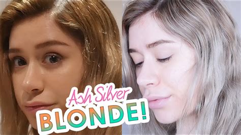 I can't stress enough that this is not a tutorial. ASH BLONDE HAIR COLOR AT HOME | Silver Hair Ombre DIY ...