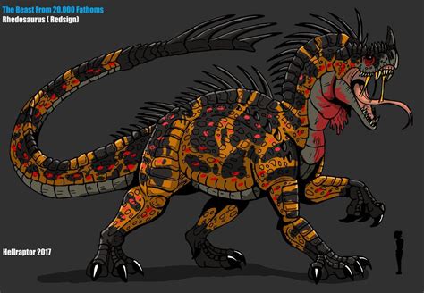 Rhedosaurus Redsign Updated 2017 By Hellraptor On Deviantart Jurassic World Dinosaurs