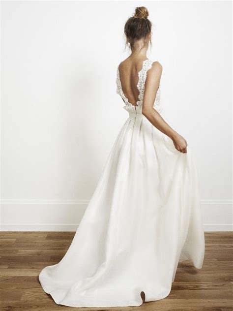 This dress could be custom made. Backless Wedding Dress,V-Neck Wedding Dress,Lace Wedding ...