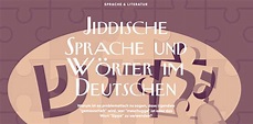 Jiddische Sprache und Wörter im Deutschen - renk.