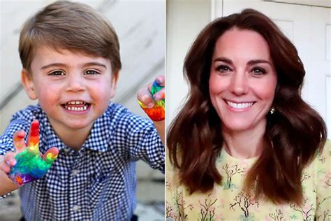 Kate Middleton Talks Prince Louis Finger Painting Photos