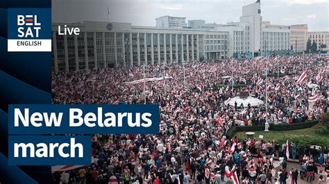 Revolution In Belarus August 23 Live In Belarusian Without