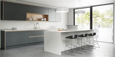 Plywood kitchens have become very popular. Plywood Kitchen Doors | Painted Plywood Kitchen Doors ...