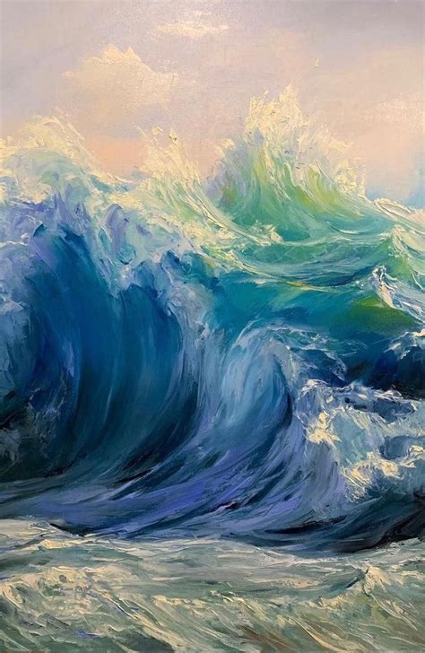 Seascape Artwork Seascape Print Ocean Art Painting Ocean Drawing