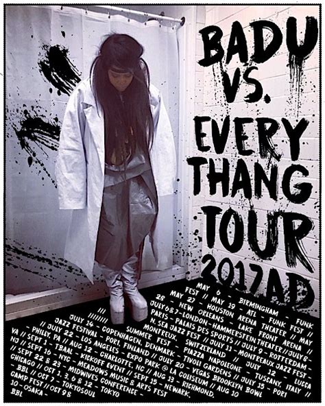 Erykah Badu Announces Badu Vs Everythang Tour Thejasminebrand
