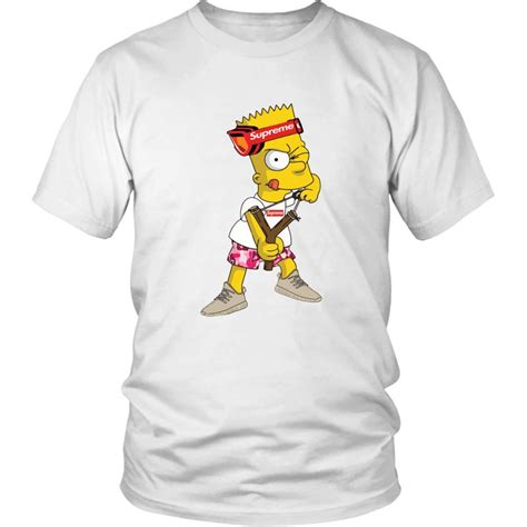 Bart Simpson Gucci Supreme Unisex Shirt Unisex Shirt Simpsons Shirt Shirts