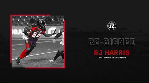 Redblacks Re Sign Receiver Rj Harris Ottawa Redblacks