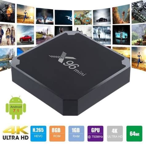 Hd 4k X96 Mini Smart Tv Box Pour Android 71 Décodeur Tv Player Media