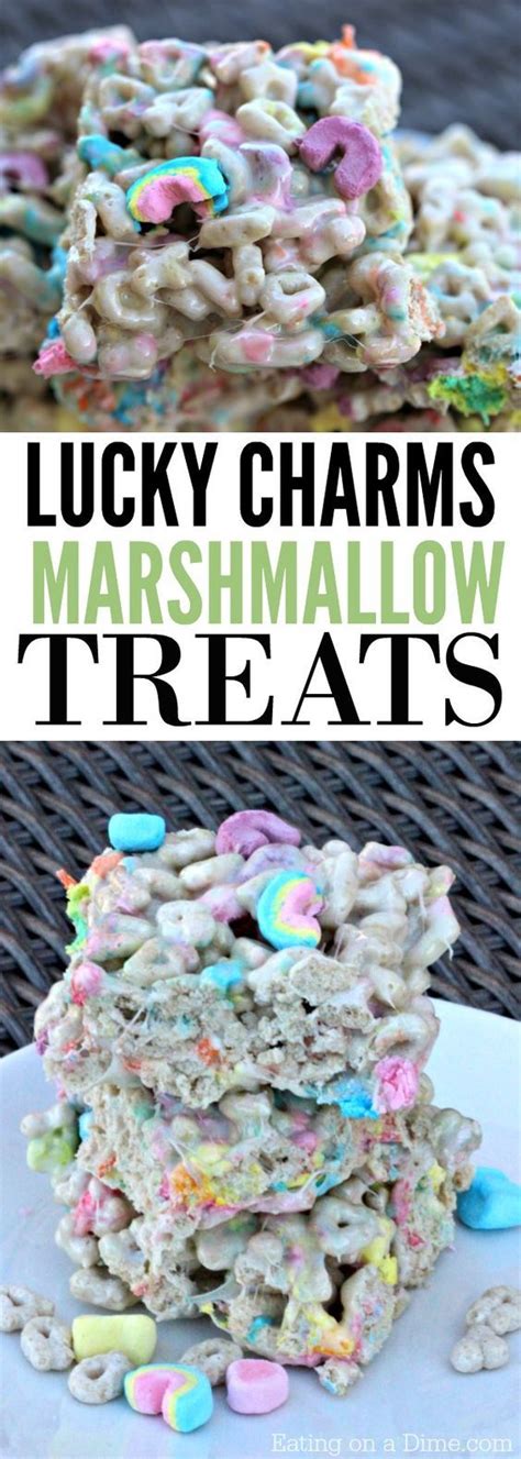 Easy Lucky Charms Marshmallow Treats Recipe Recipes Home Inspiration