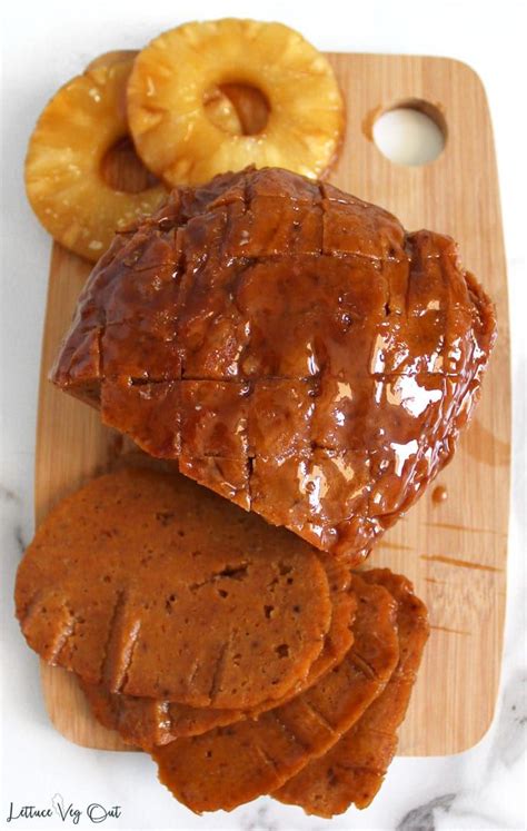Meatless Seitan Ham Recipe For Vegans And Plant Based Eaters Vegan Ham Recipe Vegan Holiday