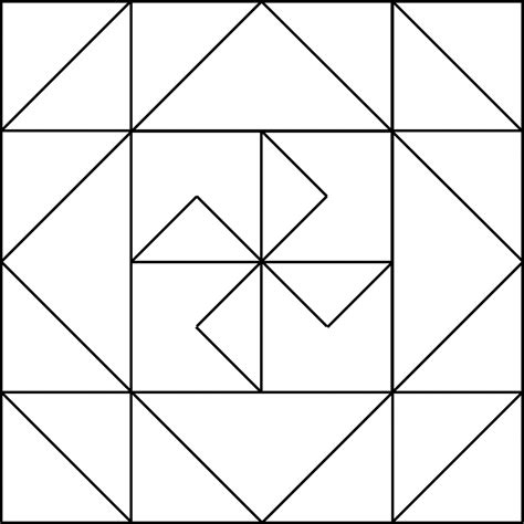 Geometric Block Pattern 17 Clipart Etc
