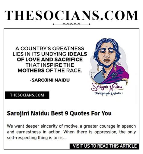 Sarojini Naidu Best 9 Quotes For You In 2020 Be Yourself Quotes