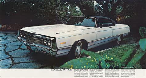 1970 Chrysler New Yorker Two Door Hardtop Dream Cars