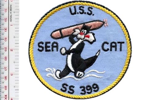Us Navy Usn Wwii Uss Sea Cat Ss 399 Submarine Balao Class 1944 1968