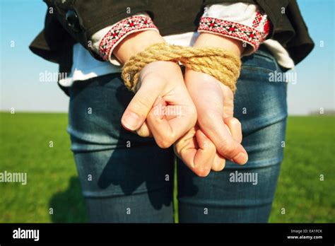 One Victim Tied Up Hi Res Stock Photography And Images Alamy