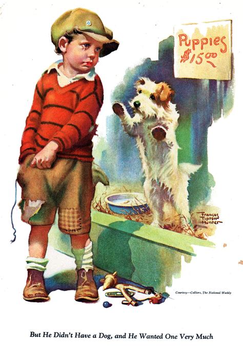 He Really Wanted A Puppy Norman Rockwell Art Norman Rockwell