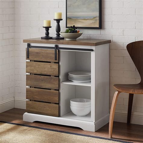 All your living room furniture, at walmart.ca! Modern Farmhouse Buffet Sideboard Kitchen Dining Storage ...