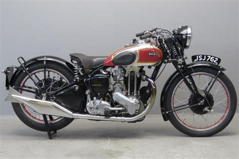 Ariel 1938 Red Hunter 500cc 1 Cyl Ohv 2706 Yesterdays Classic Motorcycles Vintage