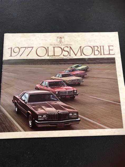 OLDSMOBILE CUTLASS Cutlass Omega Starfire Vista Cruiser Sales Brochure PicClick