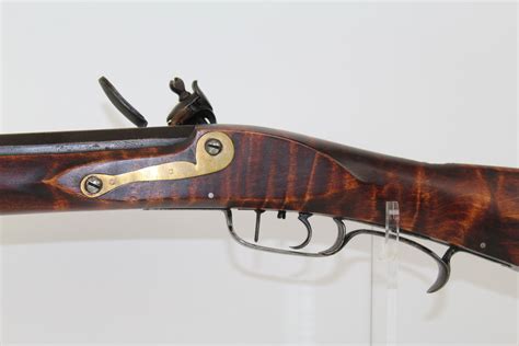 Flintlock American Long Rifle Candr Antique 013 Ancestry Guns