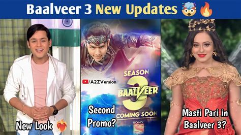 Balveer Season 3 New Updates Masti Pari Second Promo New Look Dev Joshi A2z Version