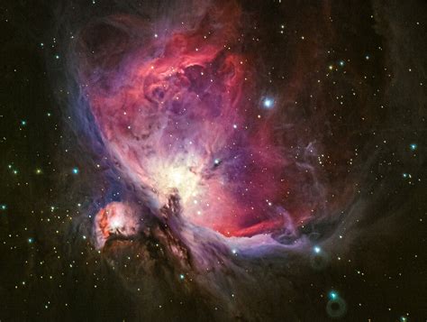 My First Image With A Telescope The Great Orion Nebula Space