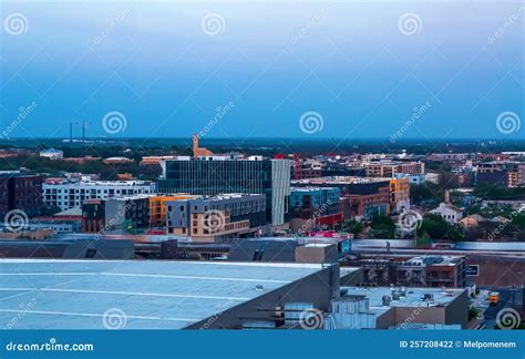 Aerial View Of Austin Texas Buildings Stock Photo Image Of Traffic