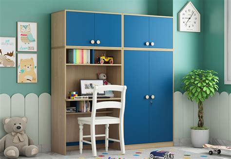 Browse 9,911 photos of study tables. Buy Cherry Multi-Utility Wardrobe with Study Table (Electric Blue) Online in India - Wooden Street