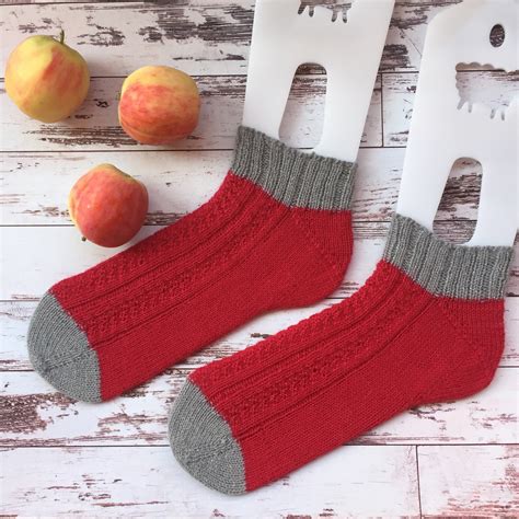 Knitting Socks Pattern Easy For Beginners By Magic Loop From Etsy