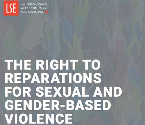 Right Reparations Sexual Gender Based Violence Accord