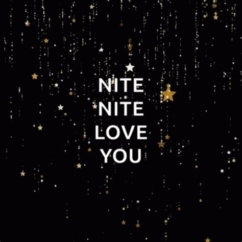Nite Nite Love You Night Sky Star Shower 