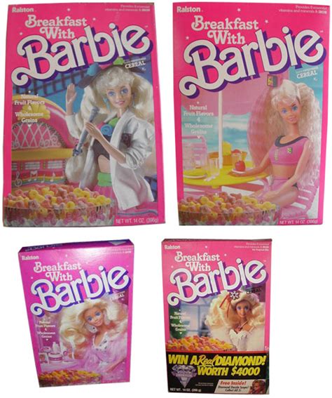 breakfast with barbie four breakfast with barbie boxes
