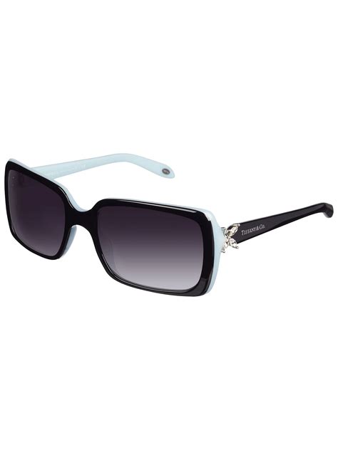 Tiffany And Co Tf4047b Victoria Rectangular Sunglasses Black At John Lewis And Partners