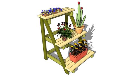 Wood Plant Stand Plans Easy Diy Woodworking Projects Step By Step How