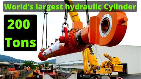 Worlds Largest Hydraulic Cylinder Ever In English Youtube