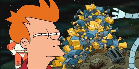 The Simpsons Exists In The Futurama Universe As A Tv Show