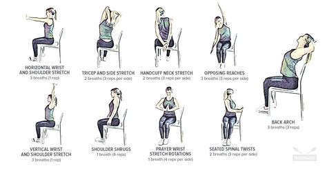 Stretching Exercises For Sore Neck And Shoulders Exercise Poster
