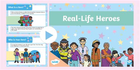 Real Life Heroes Cfe Powerpoint First Level Twinkl