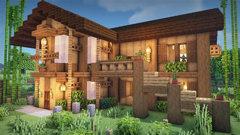 So if you like big. Minecraft: How To Build a Wooden Modern House - goukko.com