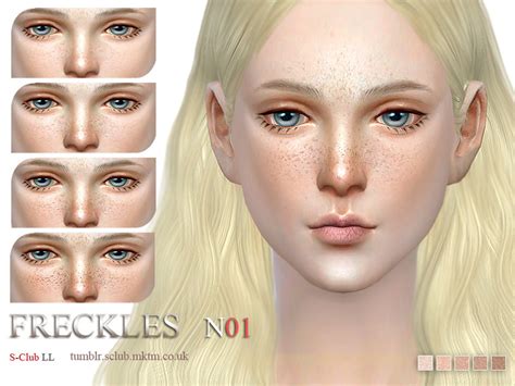 Sims 4 Skin Freckles