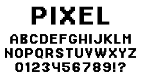 Premium Vector Pixel Alphabet Letters And Numbers Set In Retro 8 Bit